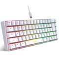 68-Key RGB Gaming Keyboard — USB Wired, 20 Backlight Modes, Multi-Language Layout for PC & Laptop