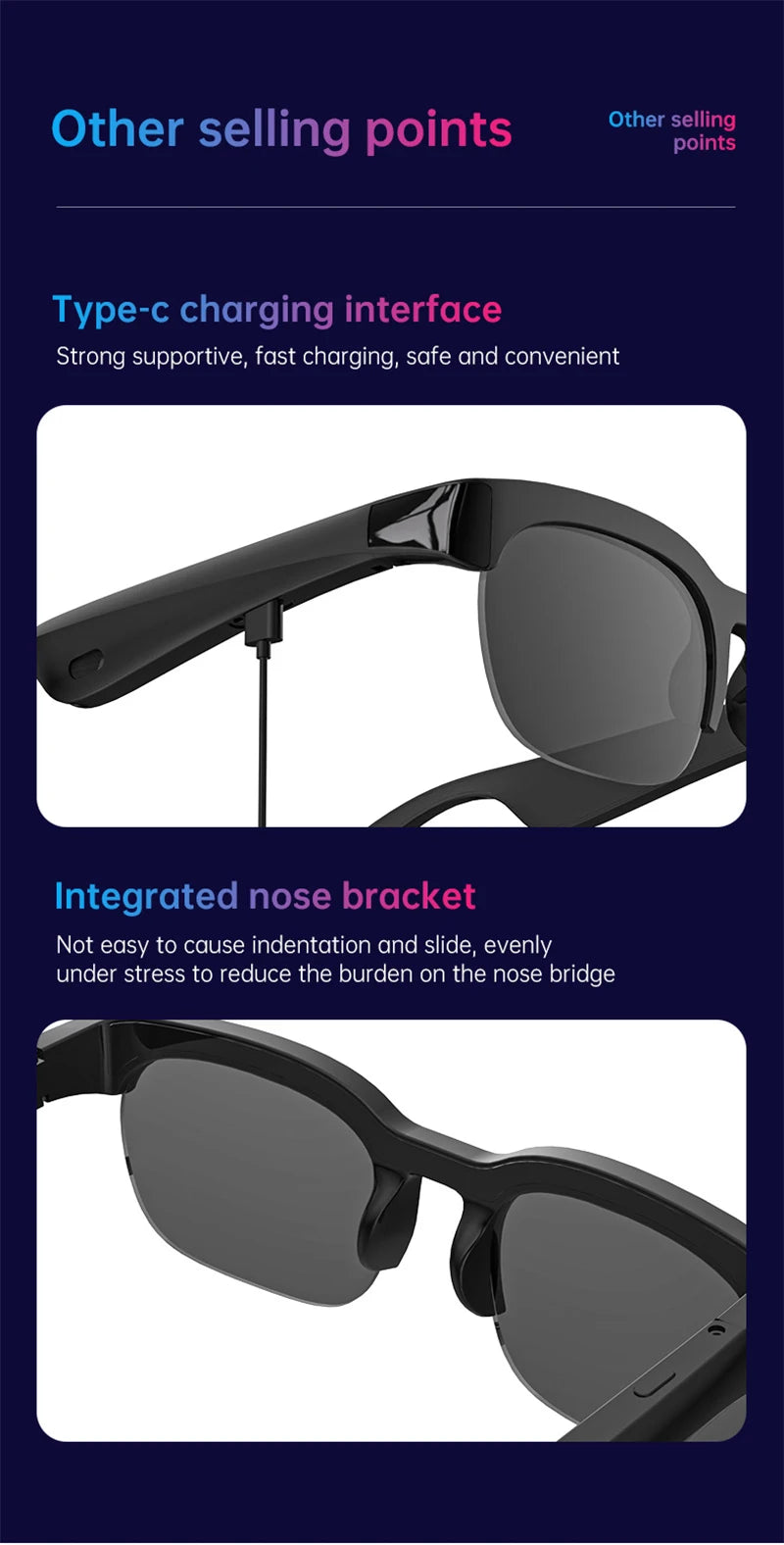 Lenovo Smart Glasses 2026 — AI Translation, Bluetooth Calling & Music | Men & Women
