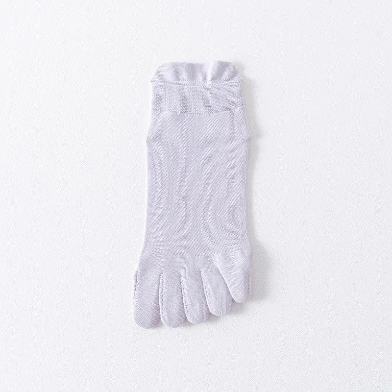 Women's Cotton Toe Socks – Breathable Mesh