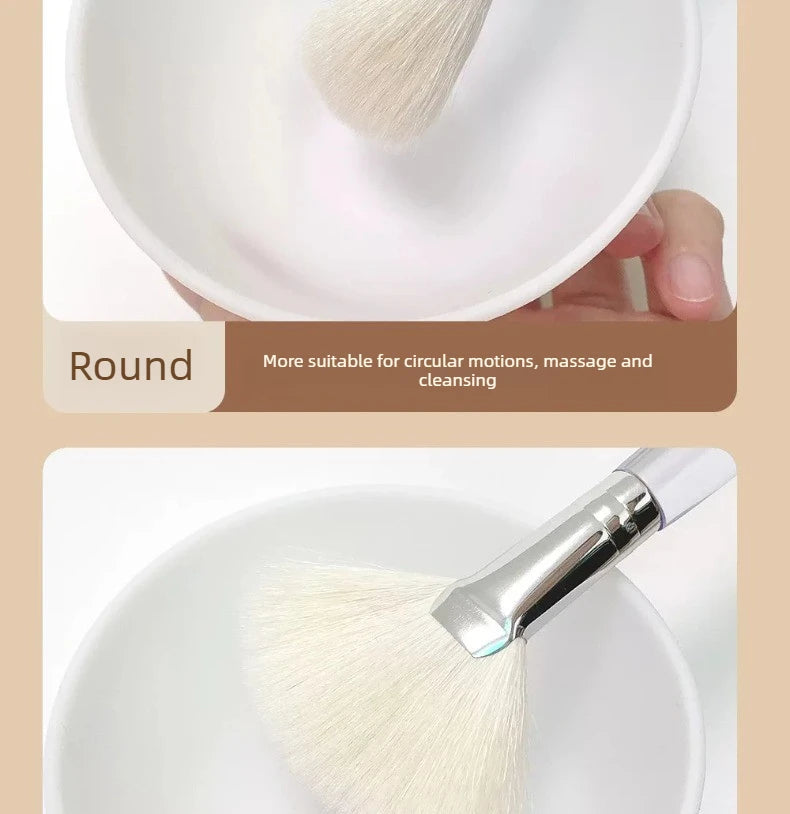 Soft Facial Cleansing Brush – Pore-Cleansing Face Wash & Mask Application Brush