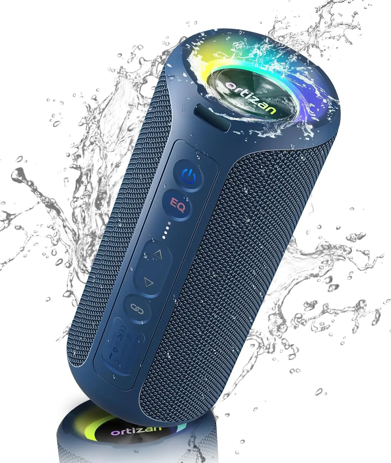 Ortizan 40W Portable Bluetooth Speaker — IP7 Waterproof, 30Hr Battery