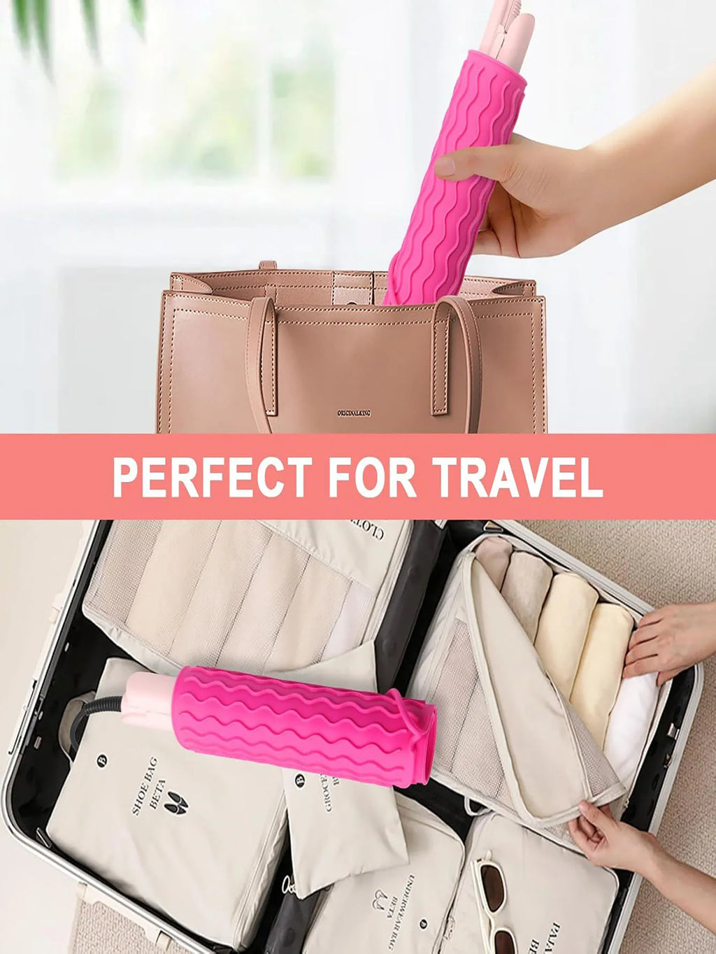 Silicone Heat Resistant Mat — Travel Hair Tool Pad for Flat Iron & Curling Iron