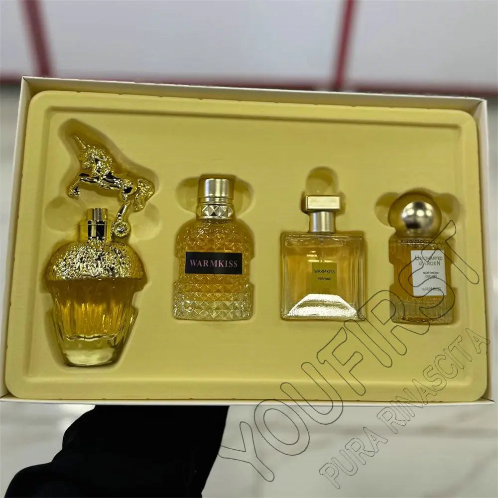 Women's 4-Piece Floral Fruity Perfume Gift Set 135ml