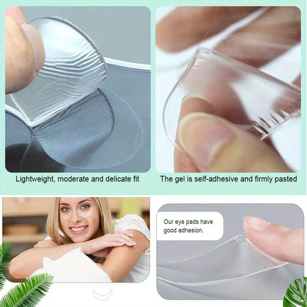 Silicone Anti-Wrinkle Patches 6-Piece Set – Face Forehead Neck & Hand