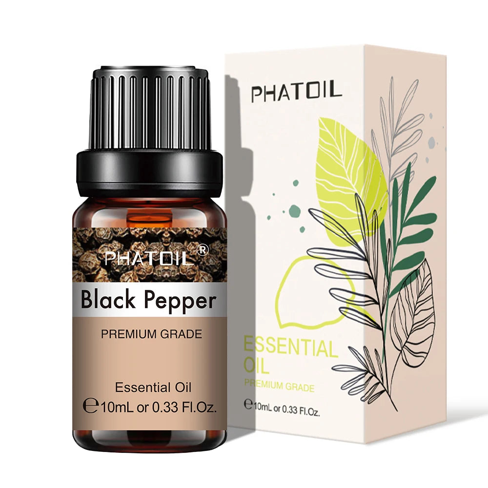 Pure Plant Essential Oil 10ml – Aromatherapy Oil for Diffusers, Humidifiers & DIY, 37 Scents