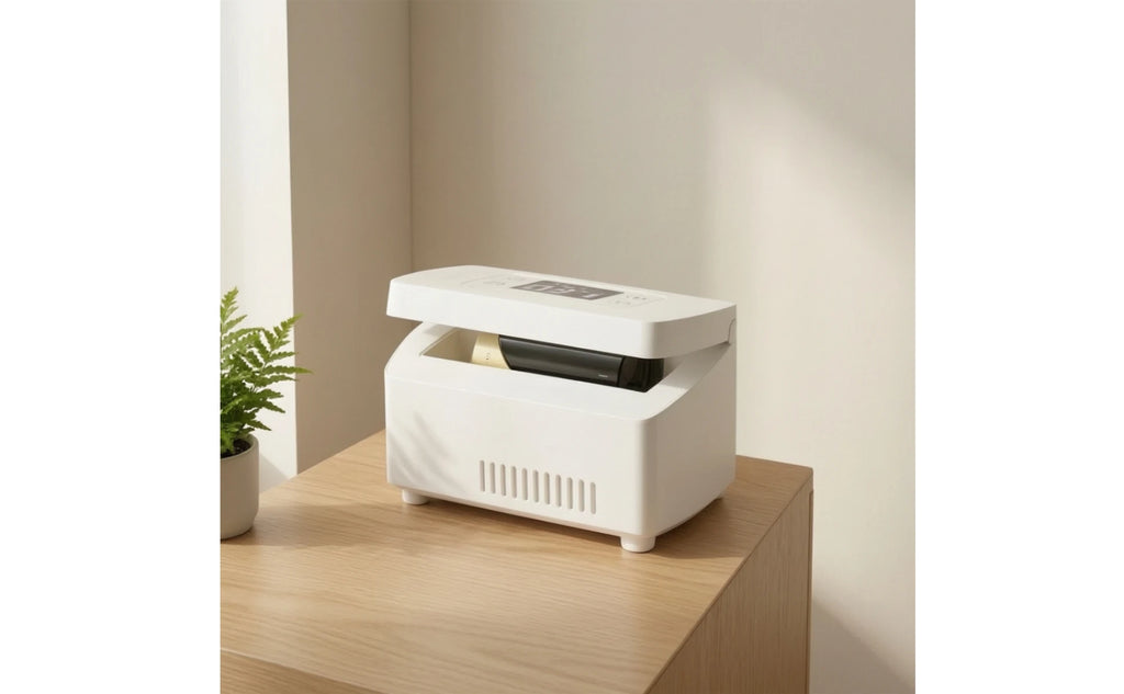 Portable Insulin Cooling Box – Travel Medication Refrigerator with LCD Display & Rechargeable Battery