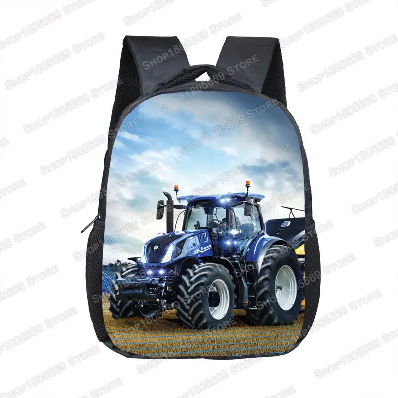 Tractor Backpack – 12-Inch Kids School Bag