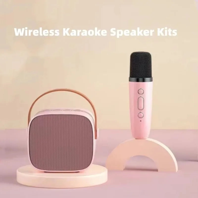 Wireless Dual Microphone Karaoke Machine — Bluetooth HIFI Speaker