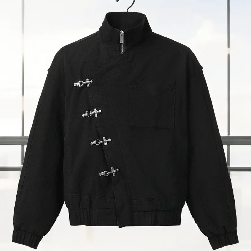 Women's Vintage Autumn Winter Jacket – Loose Lapel Coat Full Sleeve High Streetwear Outwear