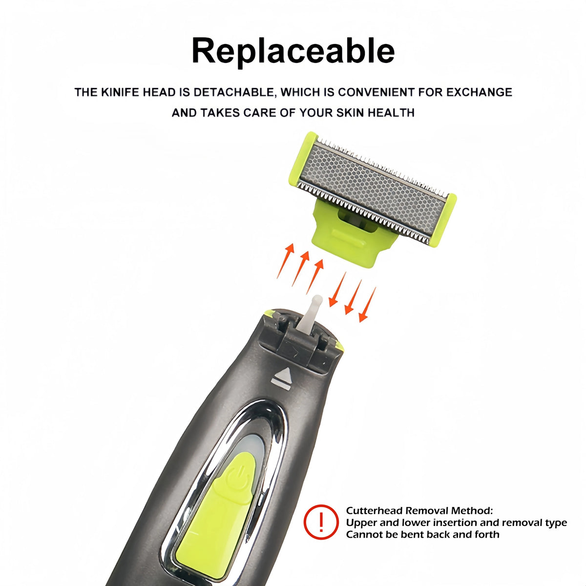 MLG Portable Full Body Electric Shaver – T-Blade, Wet & Dry, USB Rechargeable, Washable