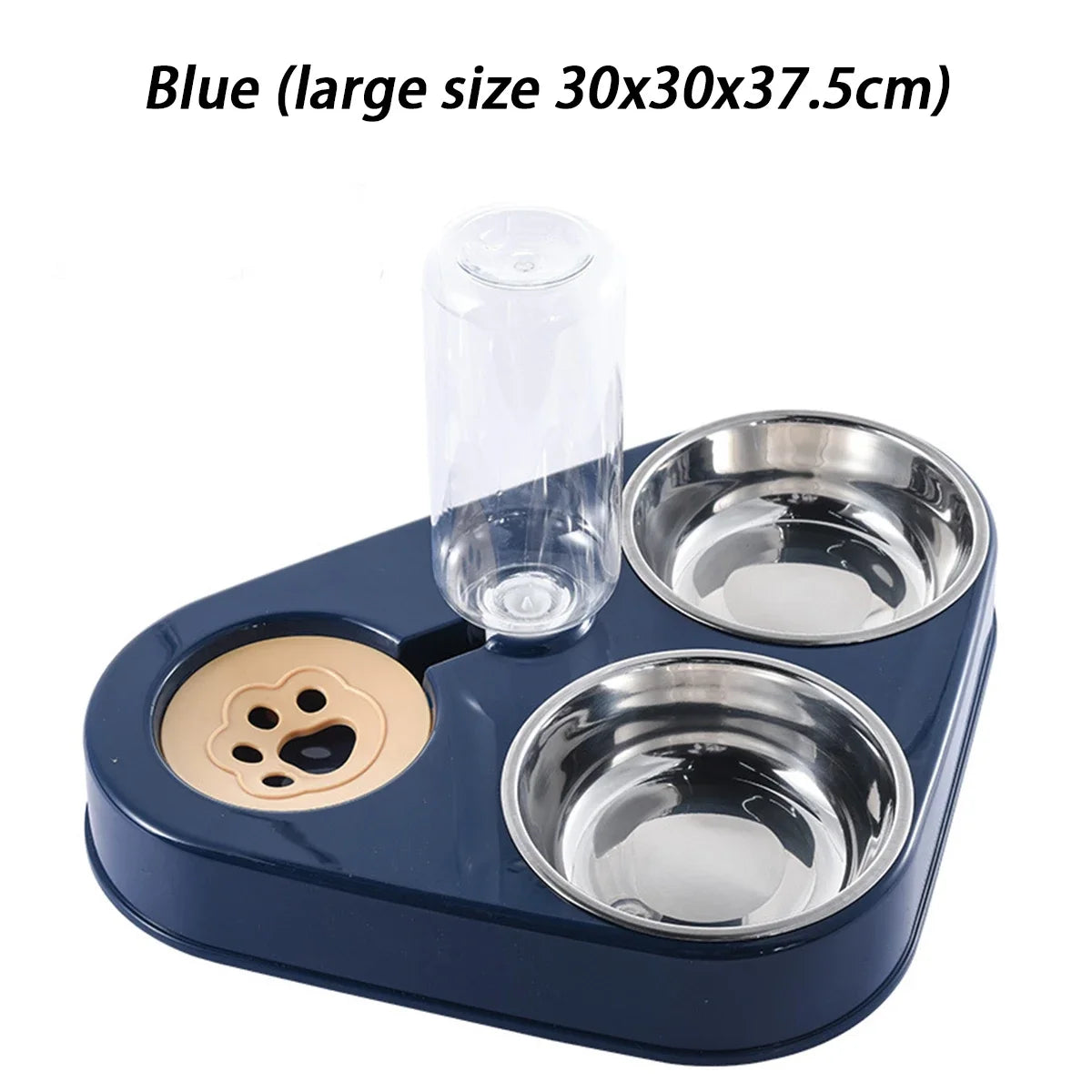 Non-Slip Stainless Steel Dog & Cat Food Bowl