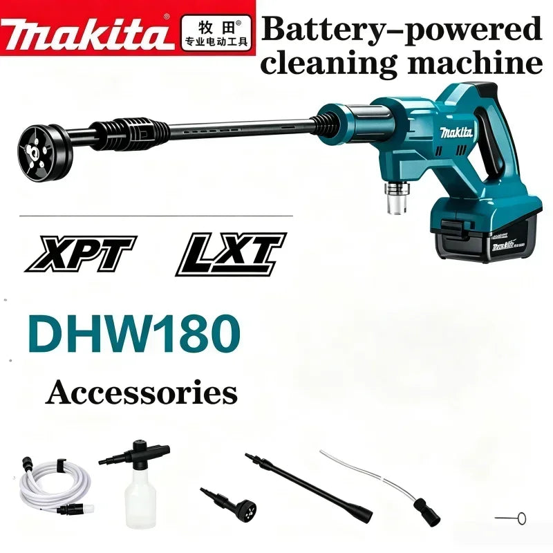 Cordless Pressure Washer – Makita 18V LXT Compatible