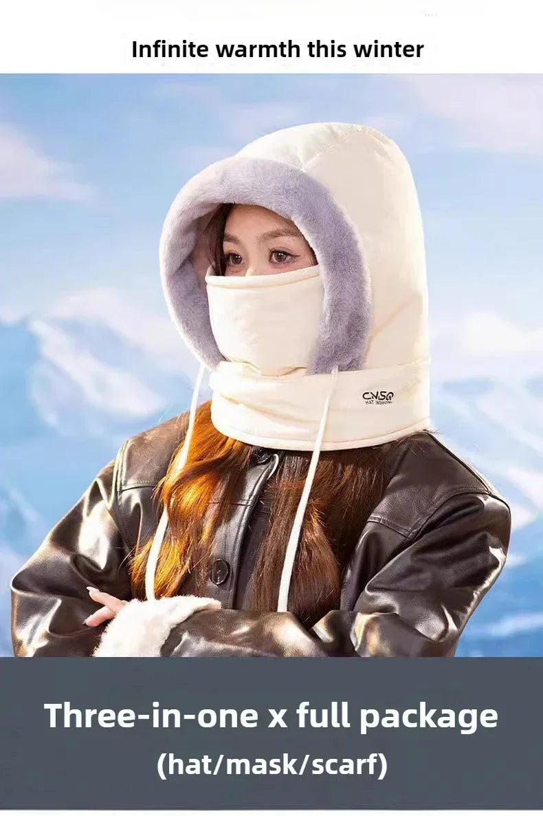 Winter Trapper Hat with Fleece Lining and Ear Flaps