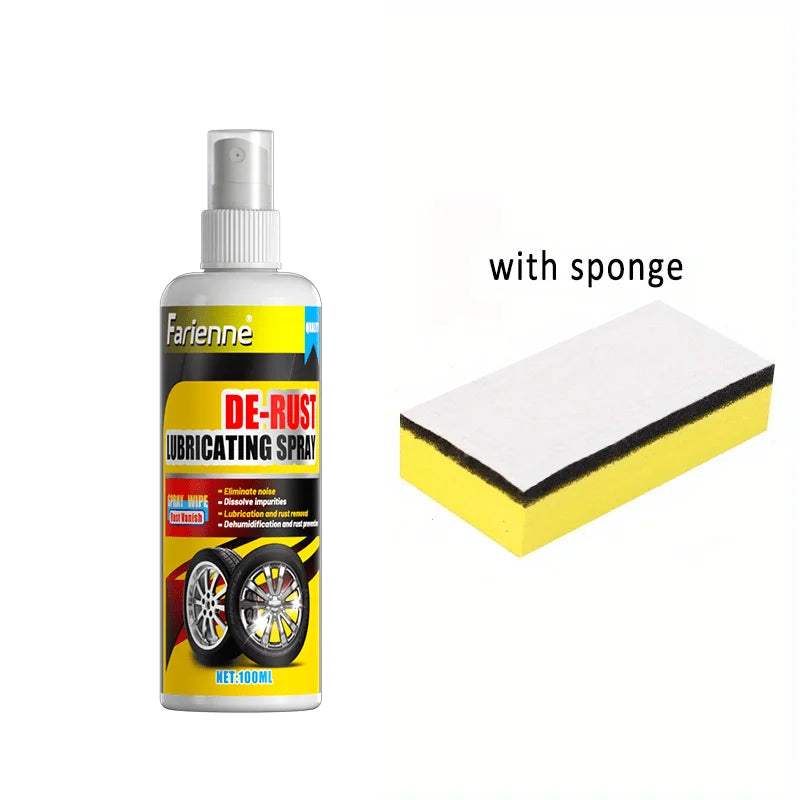 Universal Rust Remover & Revitalizing Spray – Iron-Based Brake Dust & Rust Eliminator for Car Wheels & Metal Surfaces