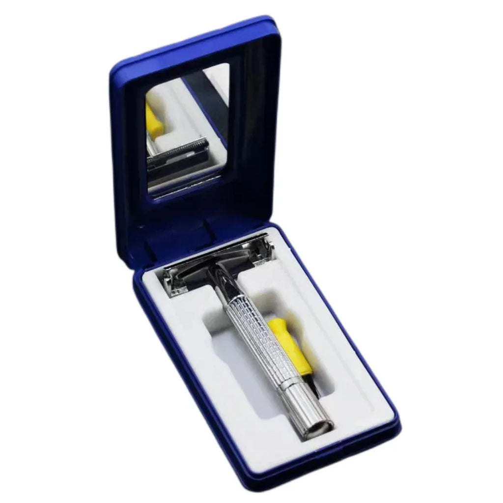 Double Edge Safety Razor for Men & Women – Delicate Box Holder with Blade Included