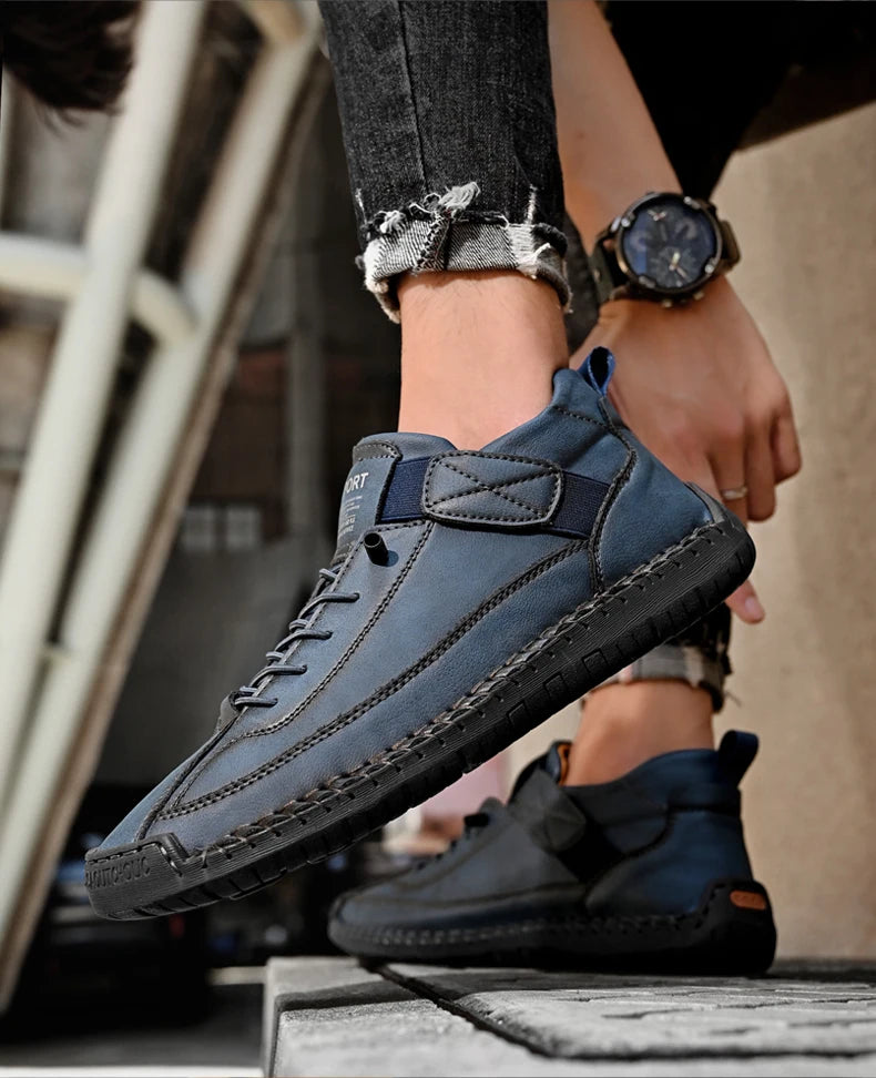 Men's Breathable Lace-Up Casual Shoes