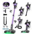 Cordless Vacuum Cleaner — 55Kpa / 500W / 45-Min Runtime, 10-in-1 Powerful Stick Vacuum for Home, Pet Hair, Hard Floor & Carpet