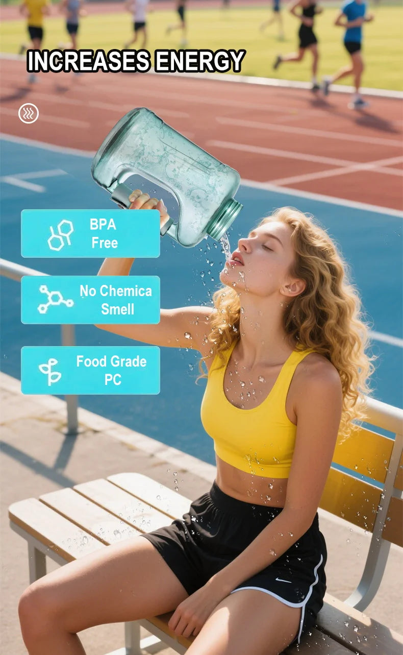 Hydrogen-Rich Water Bottle 1.5L — Portable Sports Hydration Kettle