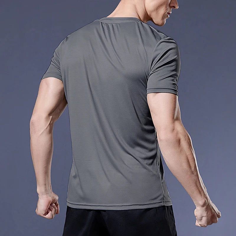 Men's Quick-Dry Compression Sports Running Shirt — Performance Base Layer