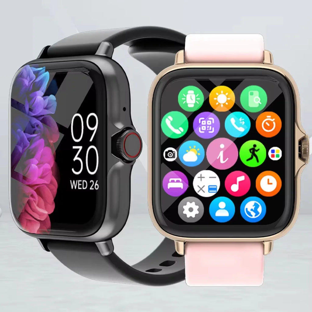 1.83" Waterproof Smart Watch – Answer Calls Sleep Monitoring Sports Pedometer for iPhone & Android