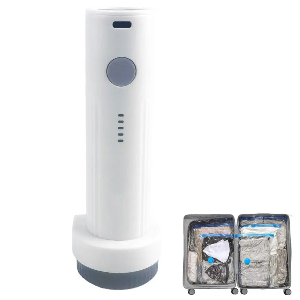 Rechargeable Electric Vacuum Pump – Portable Compression Bag Air Pump for Travel & Storage