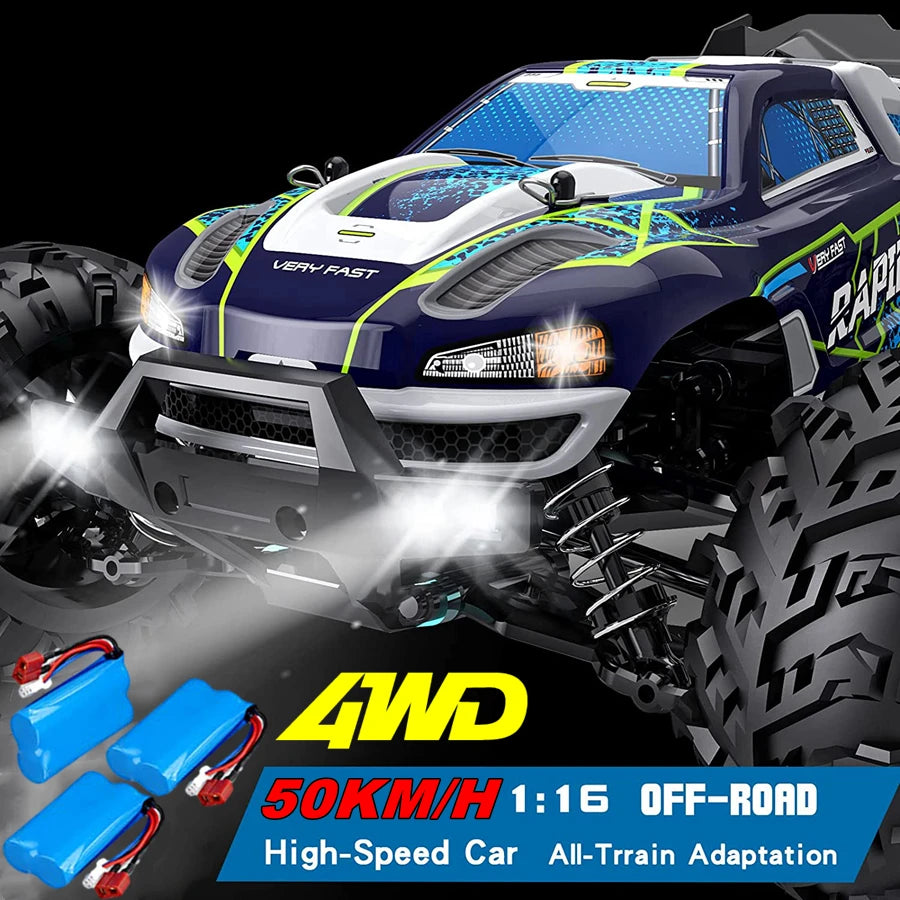 1:16 Scale 4WD High Speed RC Car – 80KM/H Brushless Off-Road Racing Drift Buggy