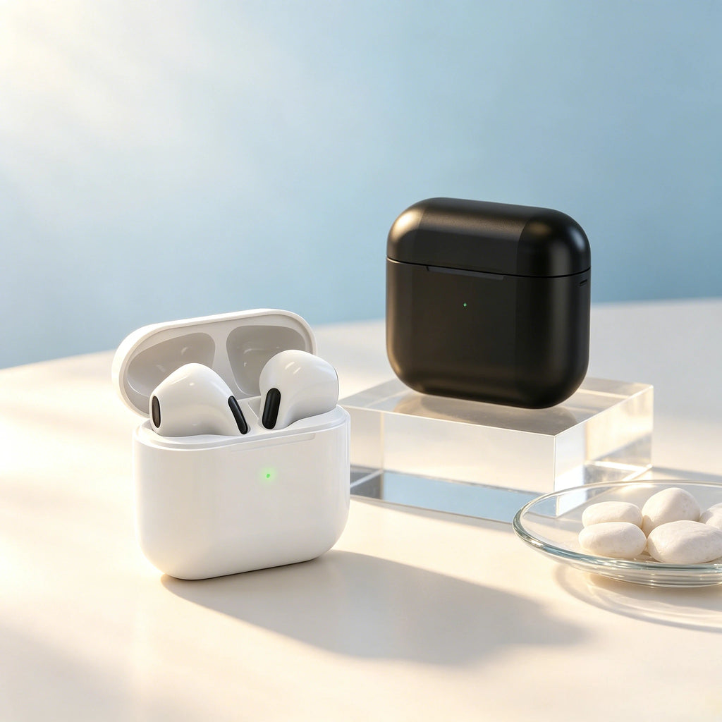 LS TWS Bluetooth 5.3 HiFi Earbuds – ANC, Balanced Armature, 1800mAh, Waterproof, CE/FCC/RoHS, White & Black