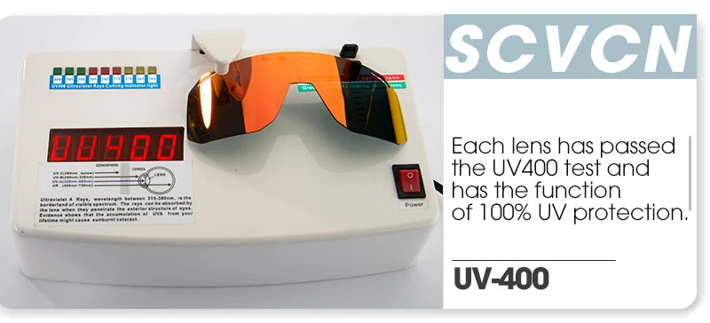 SCVCN Cycling Sunglasses — UV400 Polarized Sports Eyewear for Men & Women