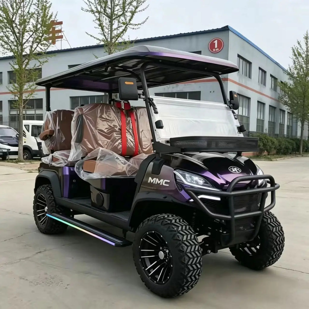 Supreme Luxury Electric Golf Cart — 4WD Off-Road 2/4/6 Seater, 48V–72V, 4–7.5kW