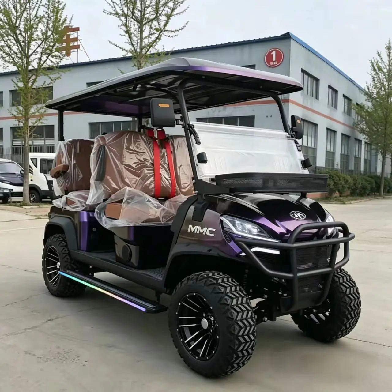 Supreme Luxury Electric Golf Cart — 4WD Off-Road 2/4/6 Seater, 48V–72V, 4–7.5kW