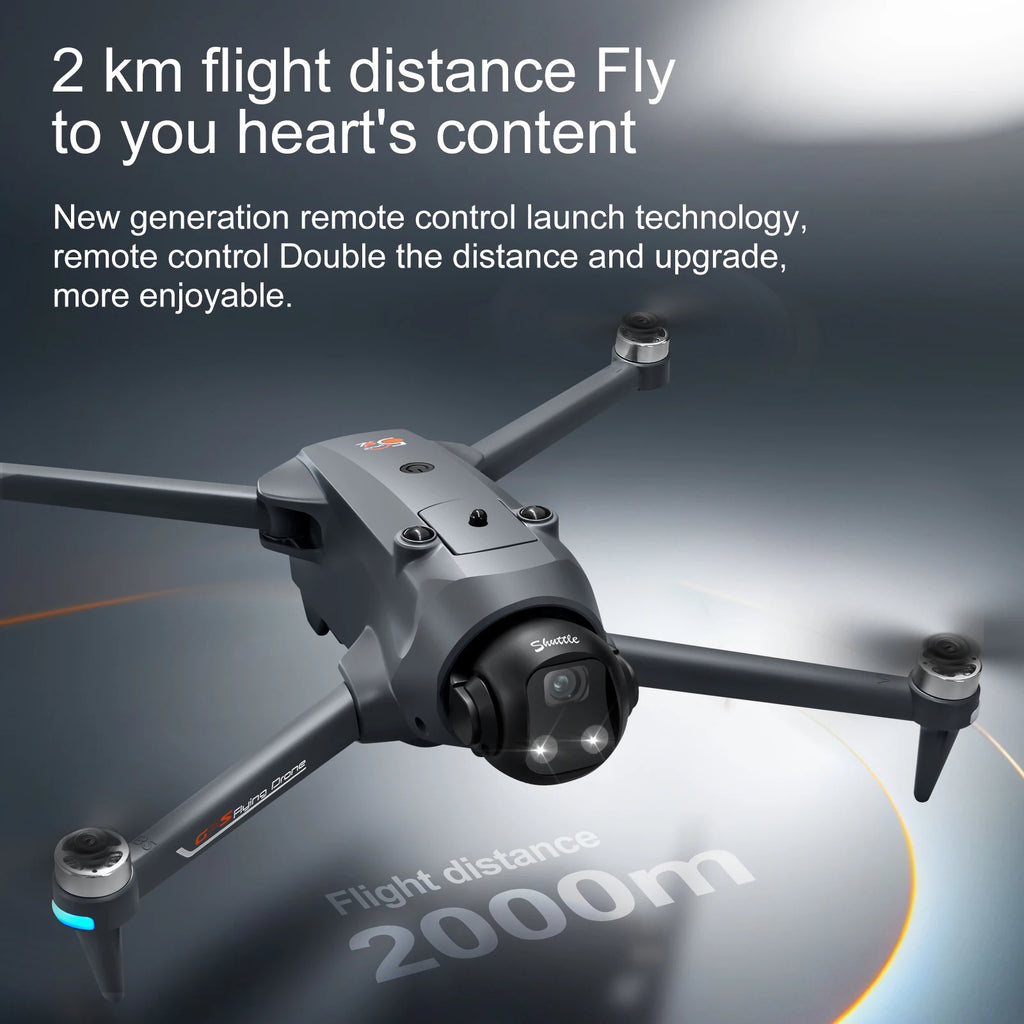 GPS Foldable Drone with Screen Remote & 720p Camera