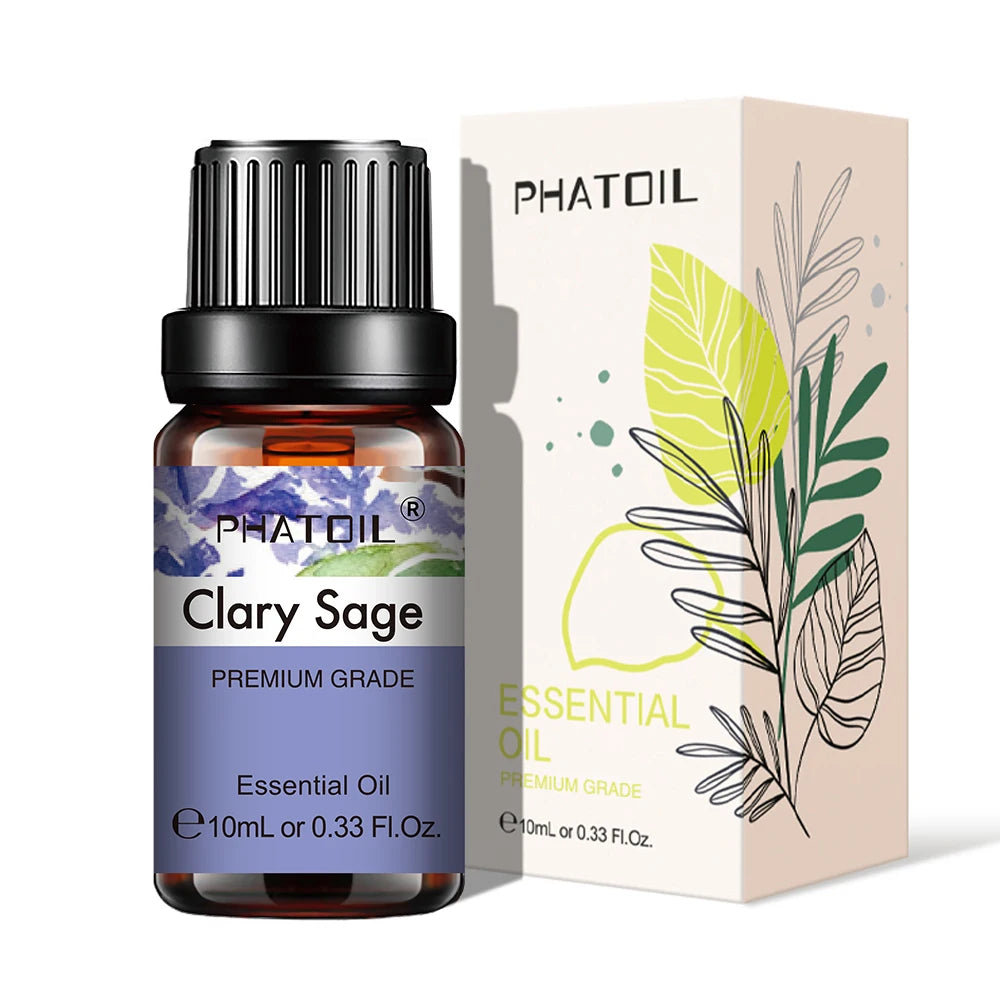Pure Plant Essential Oil 10ml – Aromatherapy Oil for Diffusers, Humidifiers & DIY, 37 Scents