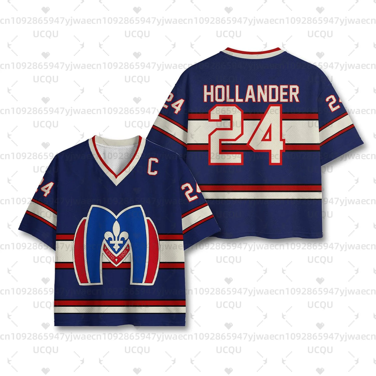 Heated Rivalry Hockey Jersey T-Shirt — Rozanov & Hollander Unisex Fan Tee