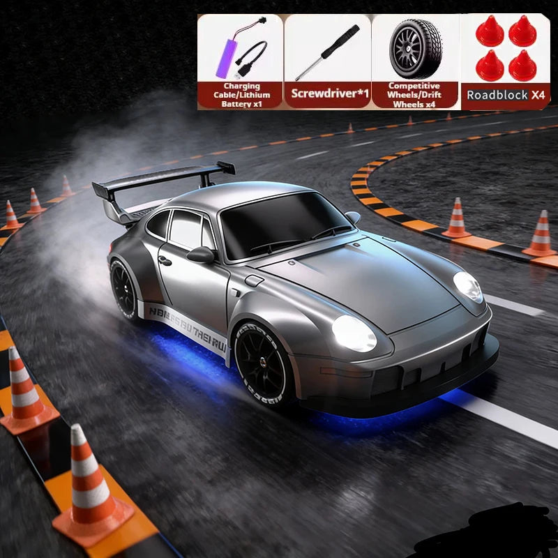 1:24 Scale 4WD RC Drift Car – High Speed Electric Racing Car for Kids & Adults