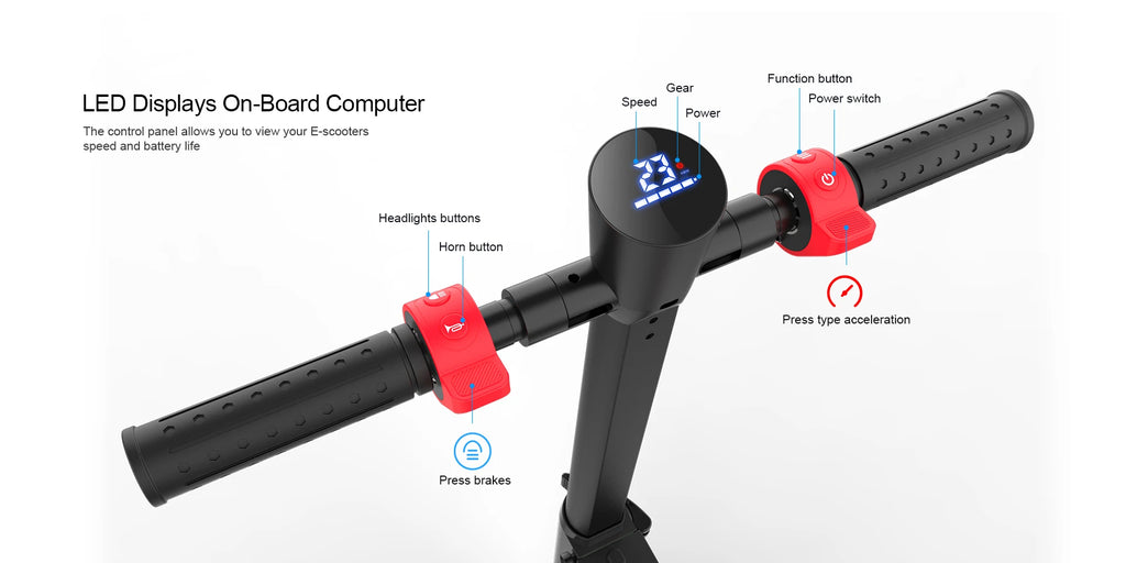 HX X6 Foldable Electric Scooter — 350W, 25 km/h, 36V, 5.5" Tires, Disc Brake, IPX54 for Adults