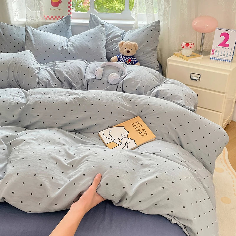 Pre-Washed Microfiber Duvet Cover Set – Ultra Soft Wrinkle-Resistant Hypoallergenic Bedding with 2 Pillowcases