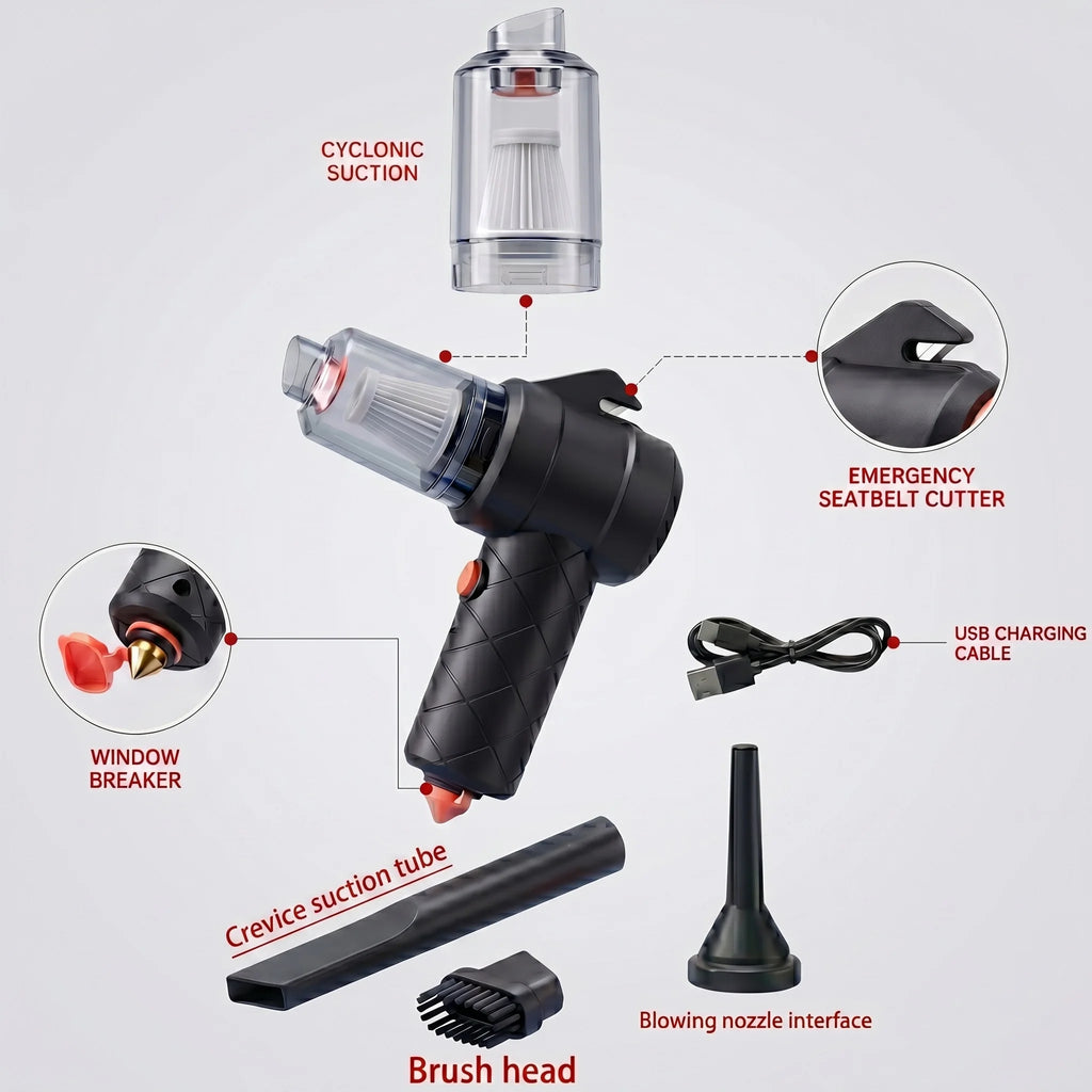 Cordless Mini Handheld Vacuum for Car and Home