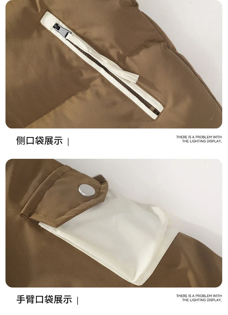 Men's Cotton-Padded Hooded Winter Jacket
