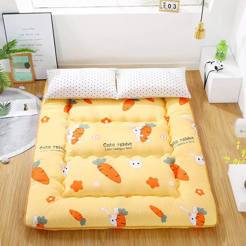 Japanese Thickened Tatami Floor Mat – Soft Cushion, Foldable Lazy Home Sleeping Pad, Bedroom Artifact