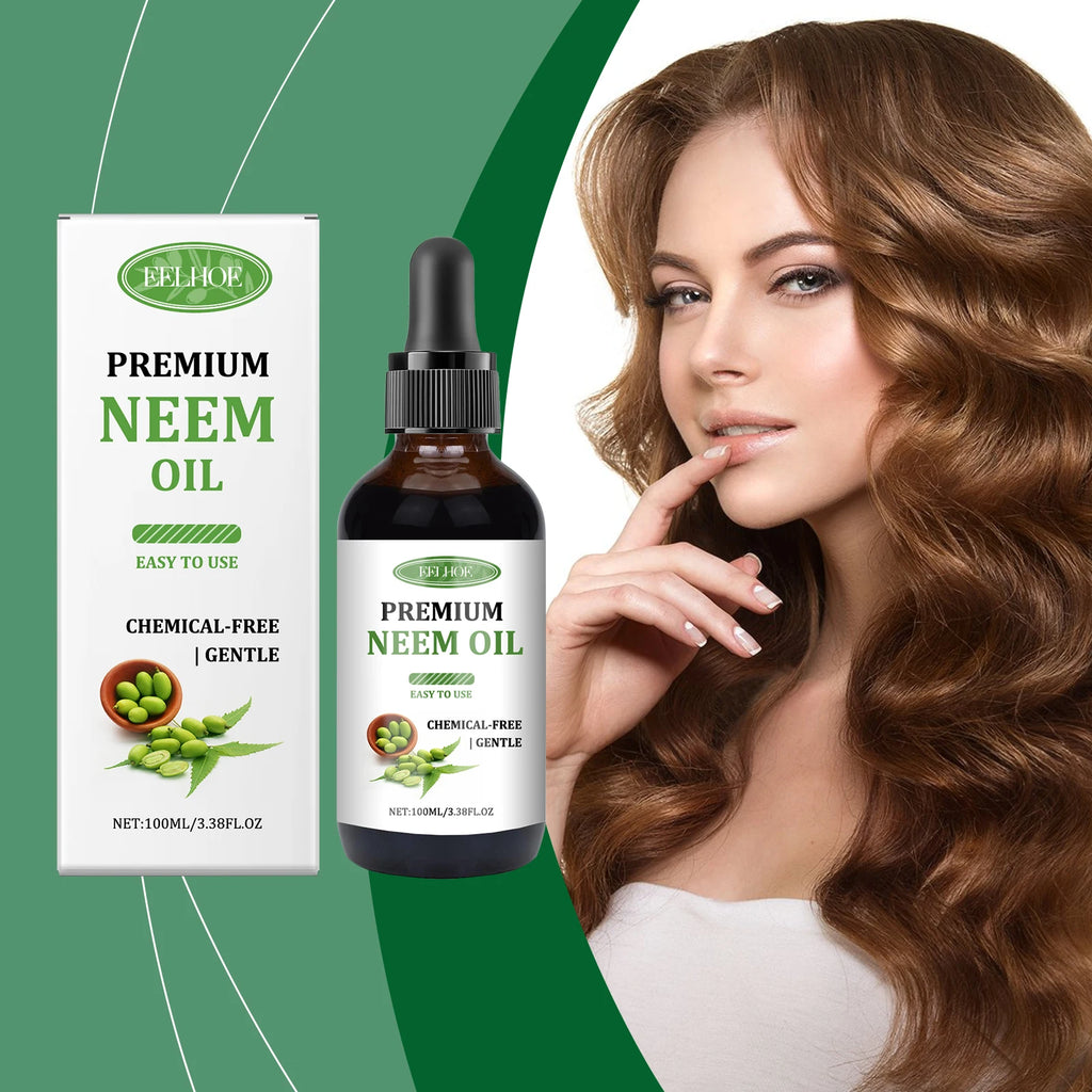 Eelhoe Neem Oil Essential Oil — Scalp Nourishing Skincare Armor Massage Oil