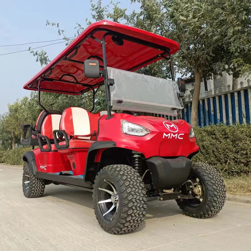 Supreme Luxury Electric Golf Cart — 4WD Off-Road 2/4/6 Seater, 48V–72V, 4–7.5kW