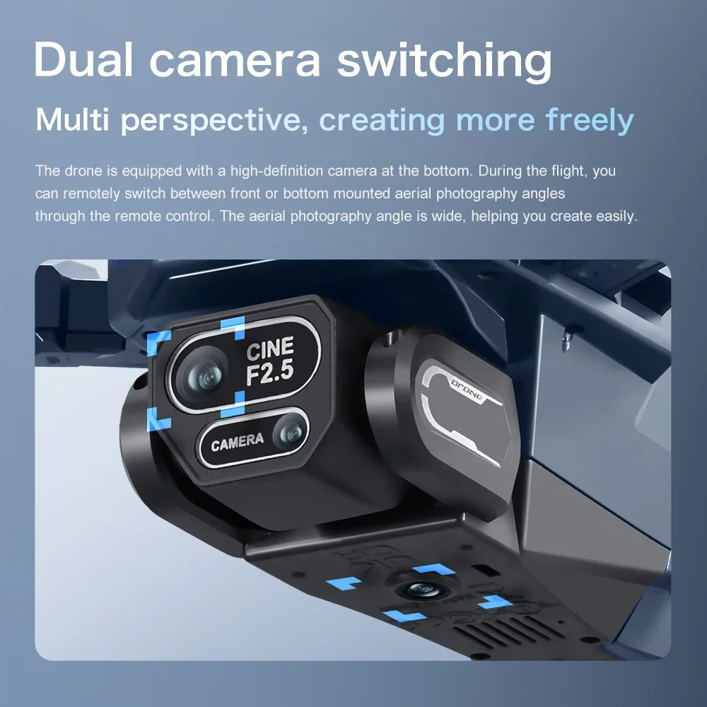 GT8 Drone with Dual Camera & Screen Remote