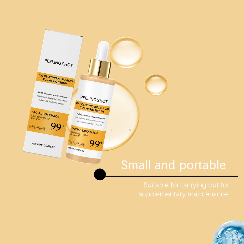 Kojic Acid & Turmeric Brightening Spray & Serum – Exfoliating, Hydrating & Firming Skin Care