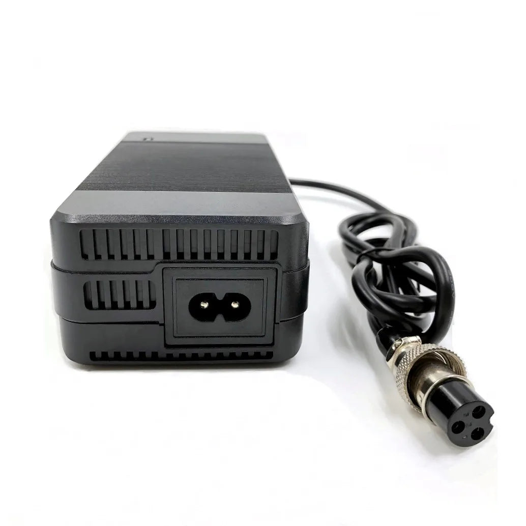 54.6V 3A Lithium Battery Charger – 48V 13S Li-ion Battery Pack Charger with Connectors for Kugoo G1