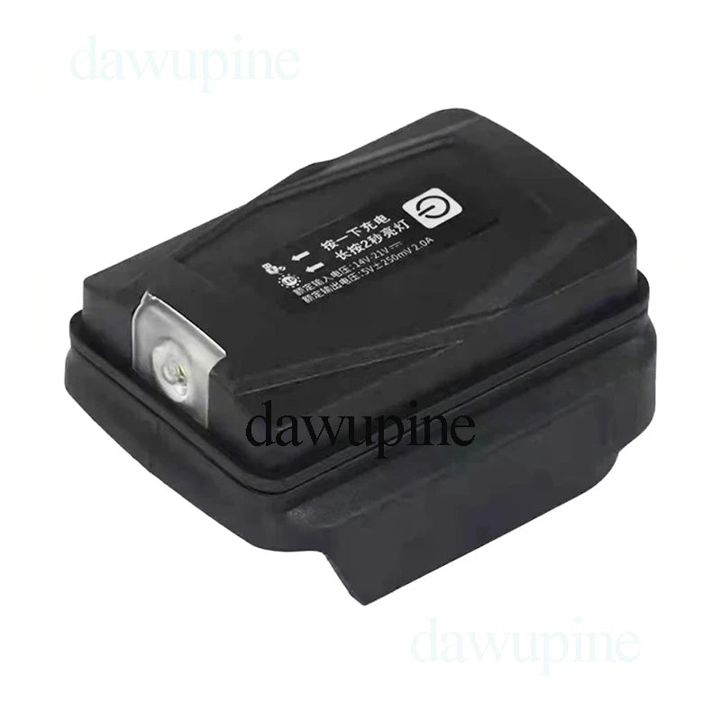 Li-ion Battery Case Adapter — Rechargeable Battery Holder with USB Output