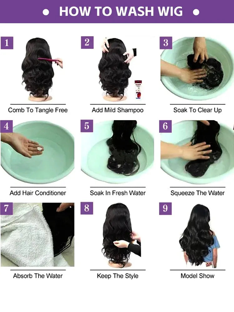 250% Density 5x5 Gluess Wig 13x4 13x6 HD Transparent Lace Frontal Lace Preplucked Natural Black Deep Wave Frontal Human Hair Wig