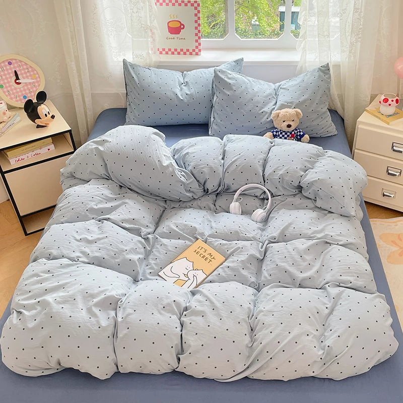 Pre-Washed Microfiber Duvet Cover Set – Ultra Soft Wrinkle-Resistant Hypoallergenic Bedding with 2 Pillowcases