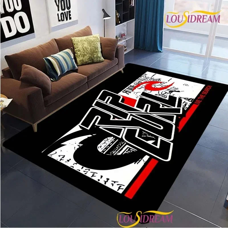 Surf Print Area Rug – Non-Slip Living Room, Bedroom & Kitchen Carpet