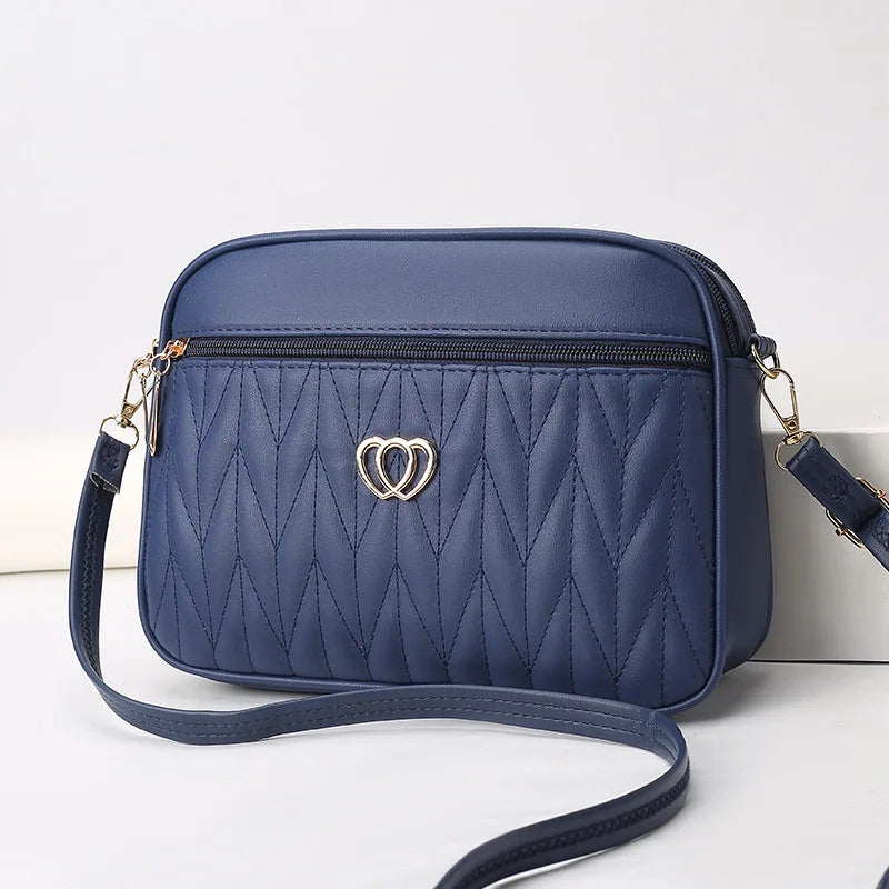 Soft PU Alligator Flap Crossbody Bag – Tassel Shoulder Purse for Women