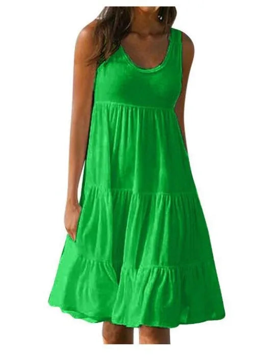 Sexy Backless Slit Midi Gown — Sleeveless Bodycon Party Dress